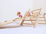 Wooden Climbing Triangle & Slide - Image 4