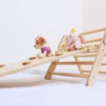 Wooden Climbing Triangle & Slide